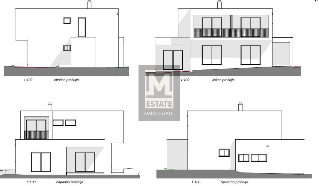 Parenzo, dintorni, villa moderna con piscina in costruzione!