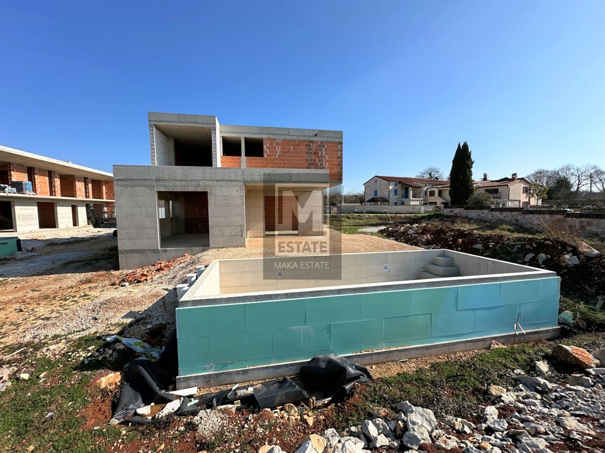 Parenzo, dintorni, villa moderna con piscina in costruzione!