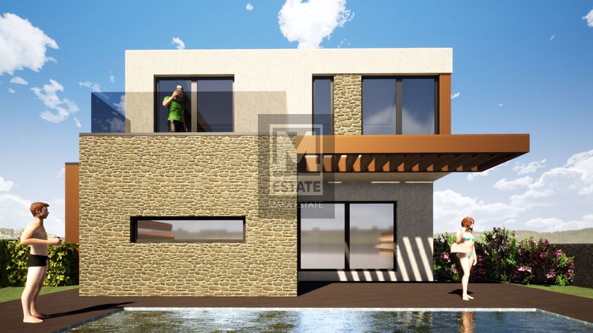 Parenzo, dintorni, moderna casa indipendente arredata con piscina!