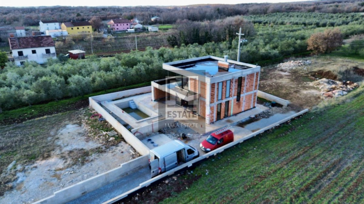 Parenzo, dintorni, villa moderna con piscina - nuova costruzione