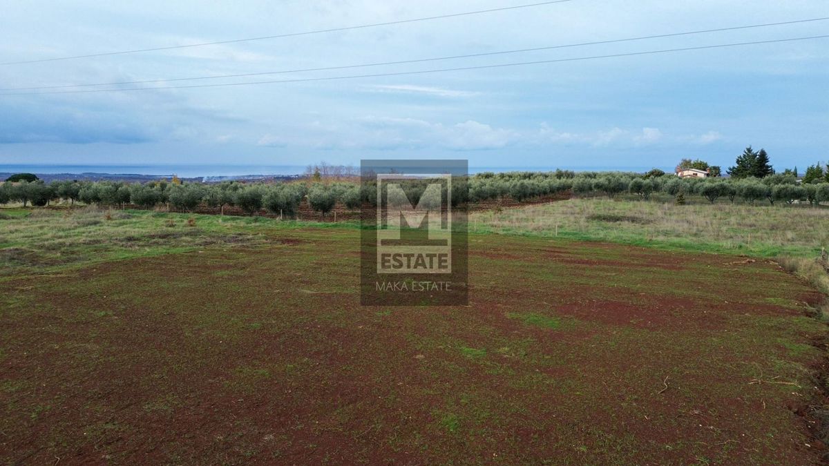 Parenzo, dintorni, terreno edificabile con vista mare!