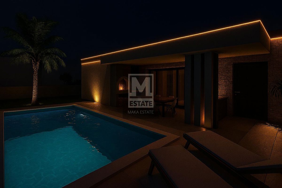 Parenzo, dintorni, ottima casa a un piano con piscina!