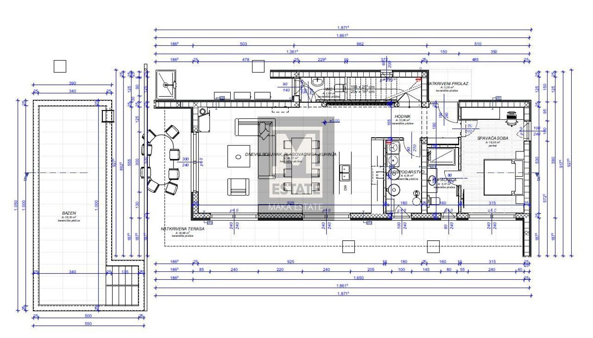 Parenzo, dintorni, villa moderna con piscina in costruzione!