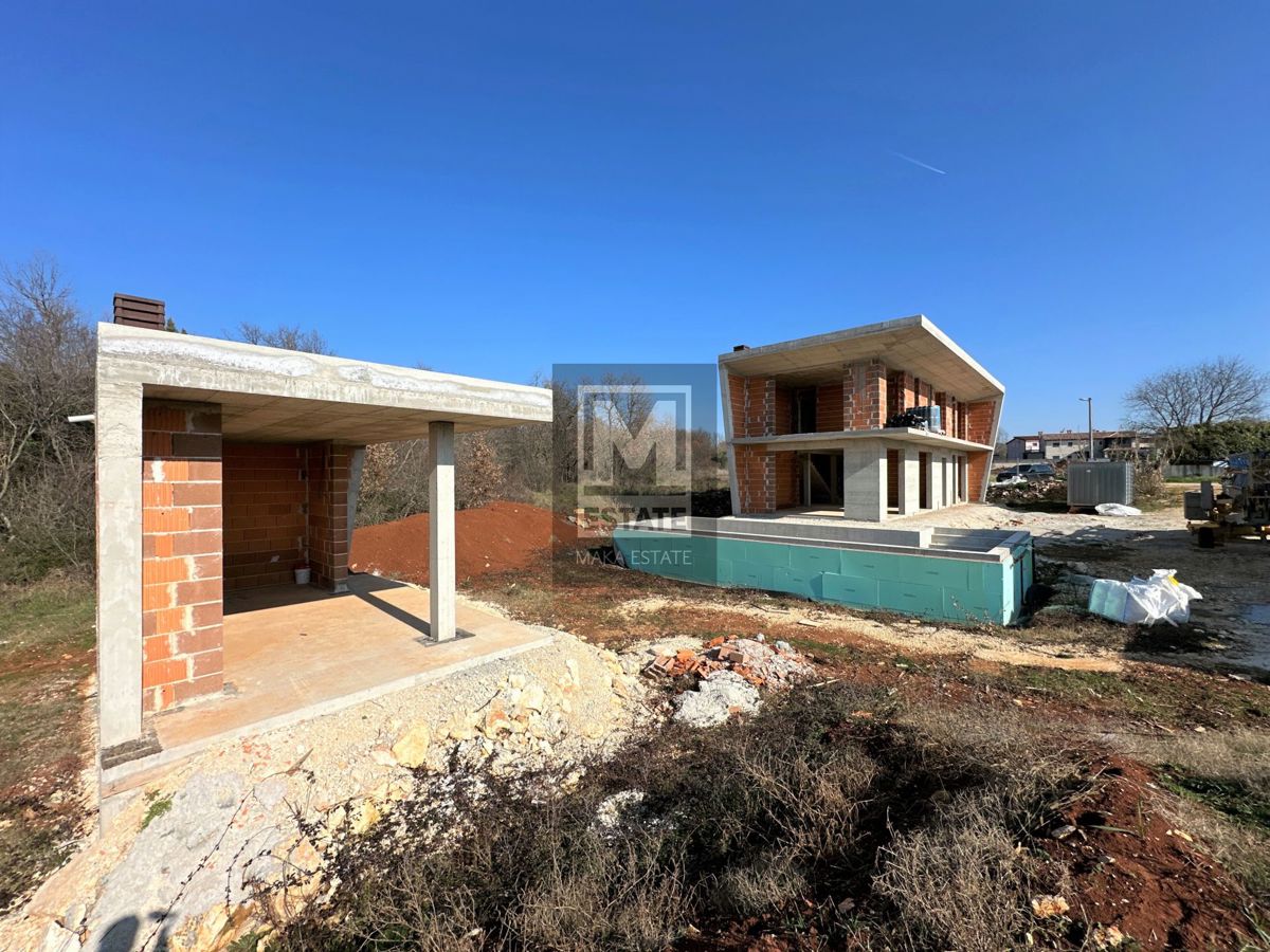 Parenzo, dintorni, villa moderna con piscina in costruzione!