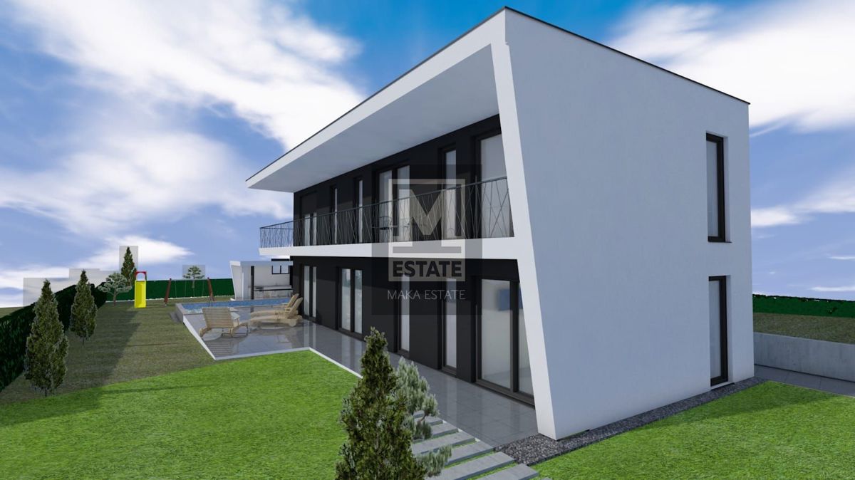 Parenzo, dintorni, villa moderna con piscina in costruzione!
