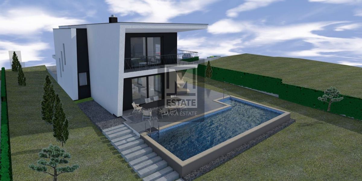 Parenzo, dintorni, villa moderna con piscina in costruzione!