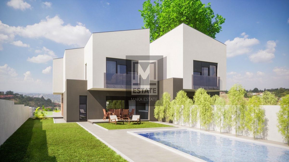 Parenzo, dintorni, lussuoso duplex moderno con piscina!