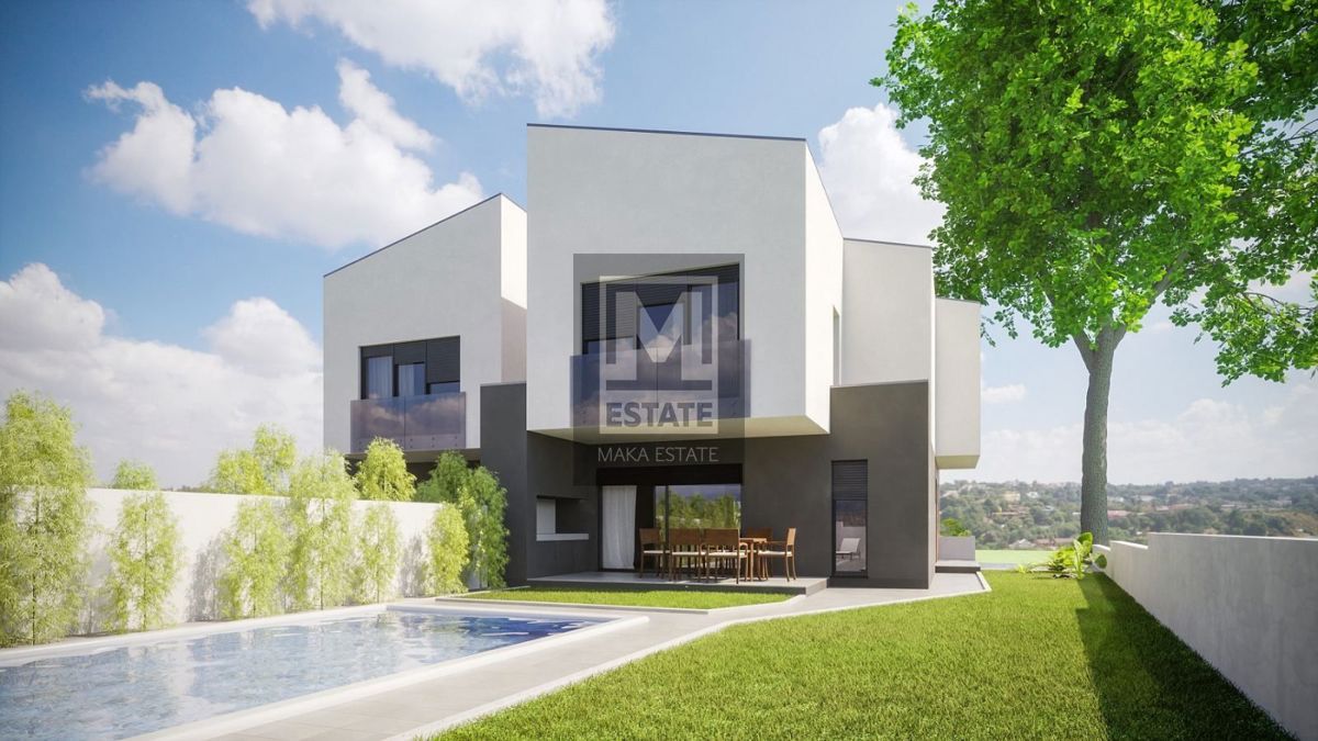 Parenzo, dintorni, lussuoso duplex moderno con piscina!