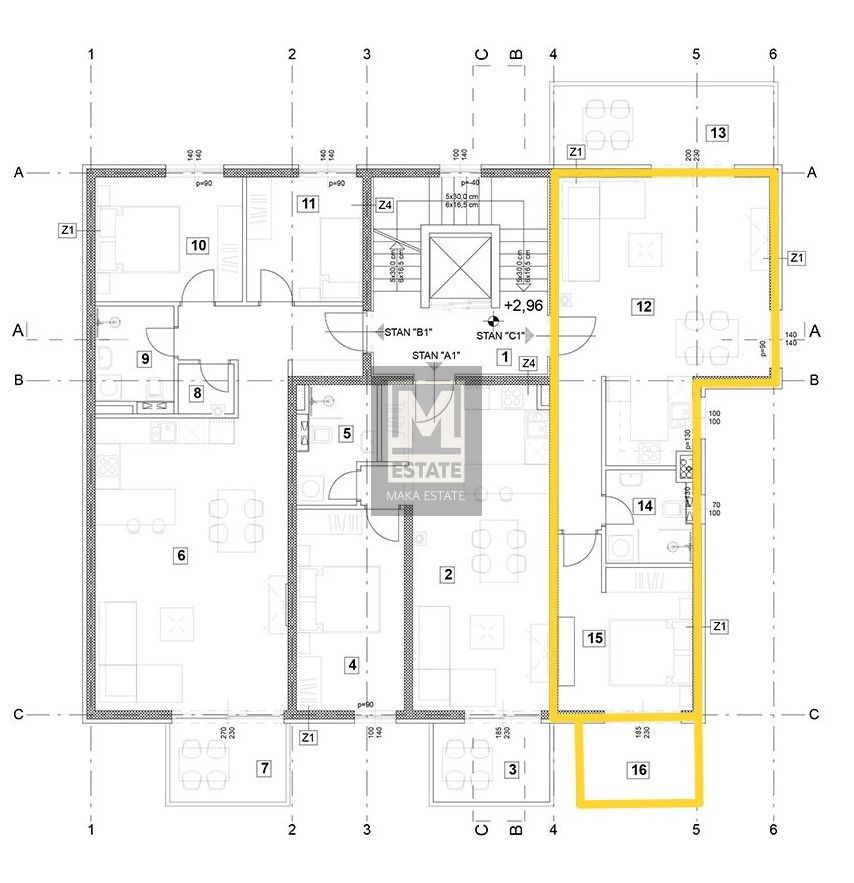 Appartamento Poreč, 57,04m2