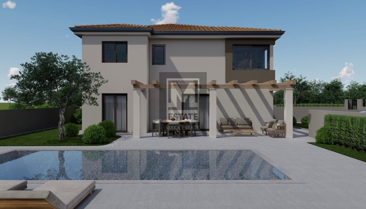 Parenzo, dintorni, Bella casa bifamiliare con piscina!