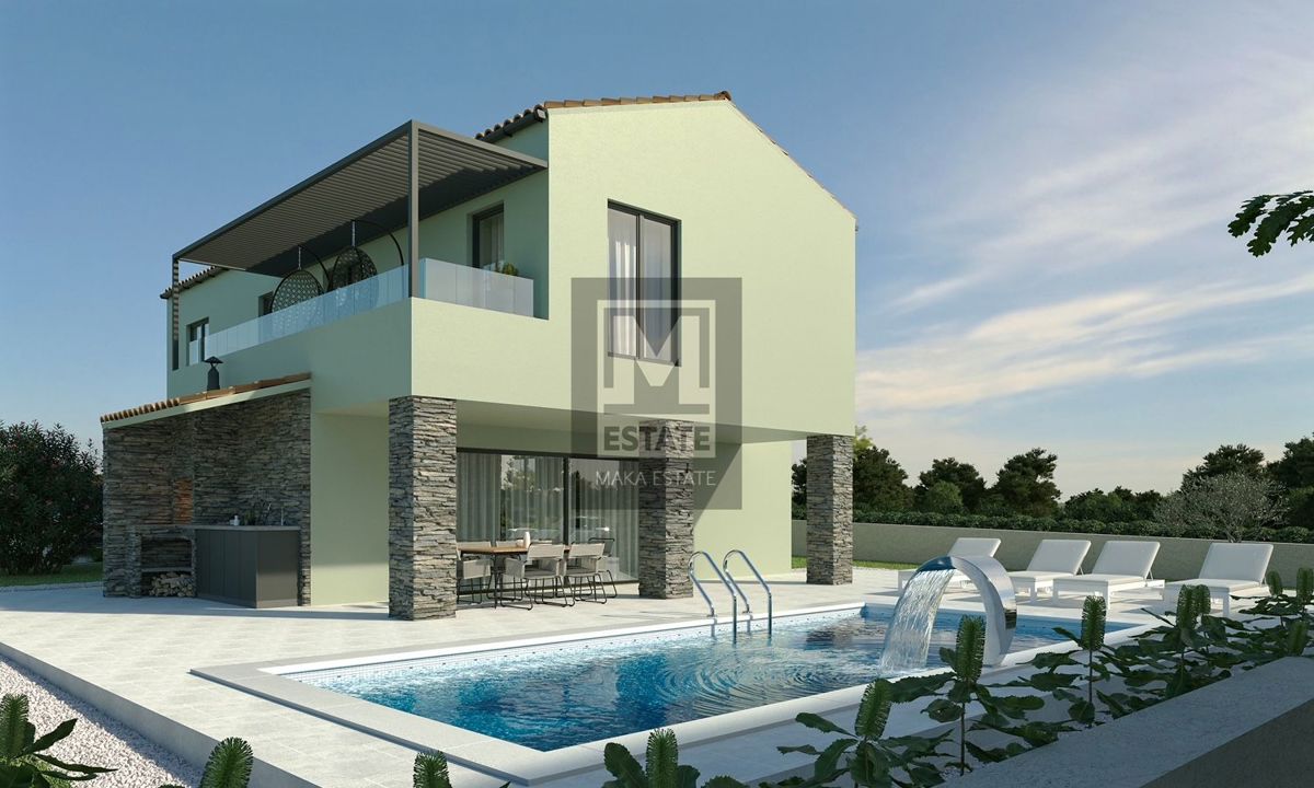 Poreč, dintorni, casa con vista mare