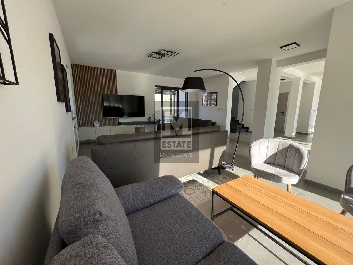 Smoljanci , dintorni, Bellissima villa moderna con vista mare!