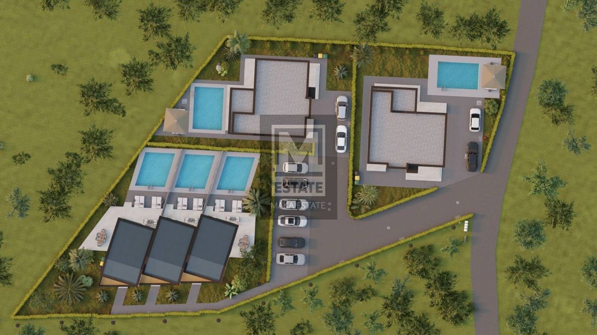 Parenzo, dintorni, moderna casa a schiera con piscina!