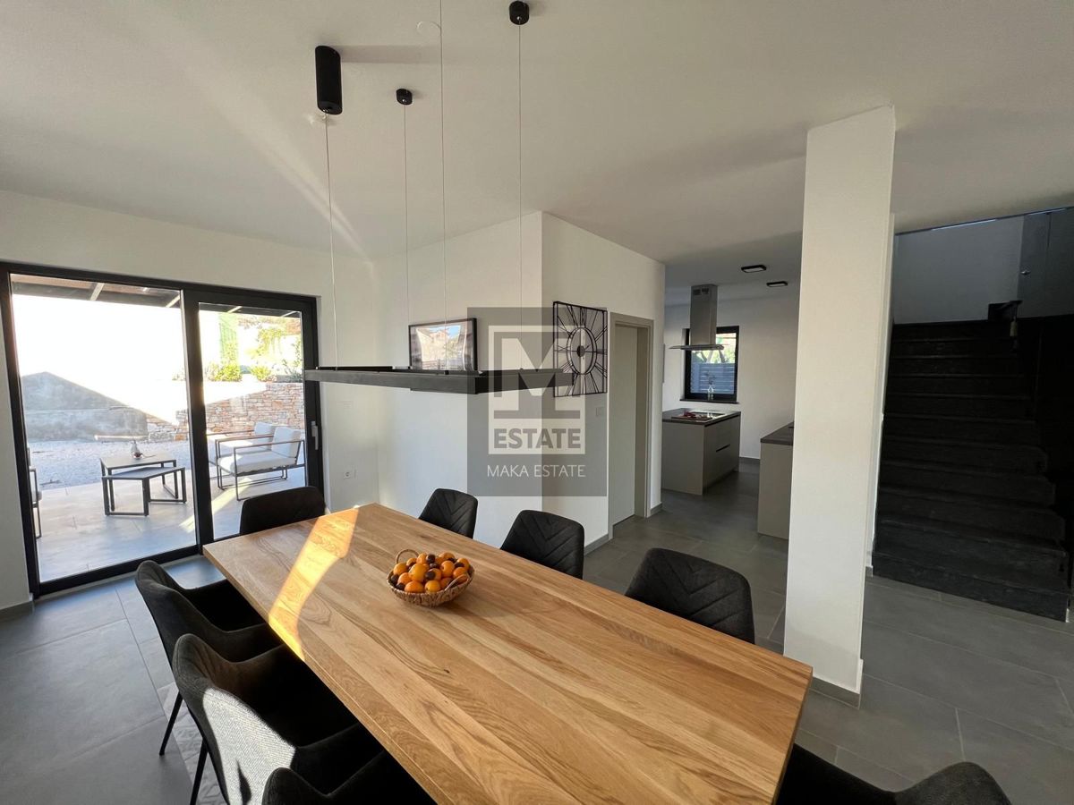 Smoljanci , dintorni, Bellissima villa moderna con vista mare!