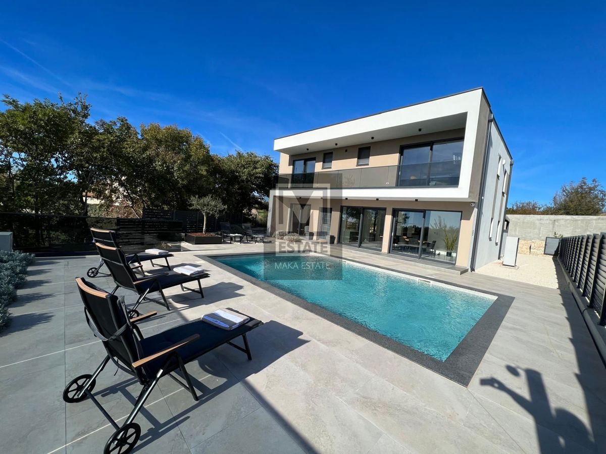 Smoljanci , dintorni, Bellissima villa moderna con vista mare!