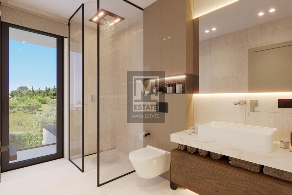 Parenzo, dintorni, lussuosa villa moderna con piscina!