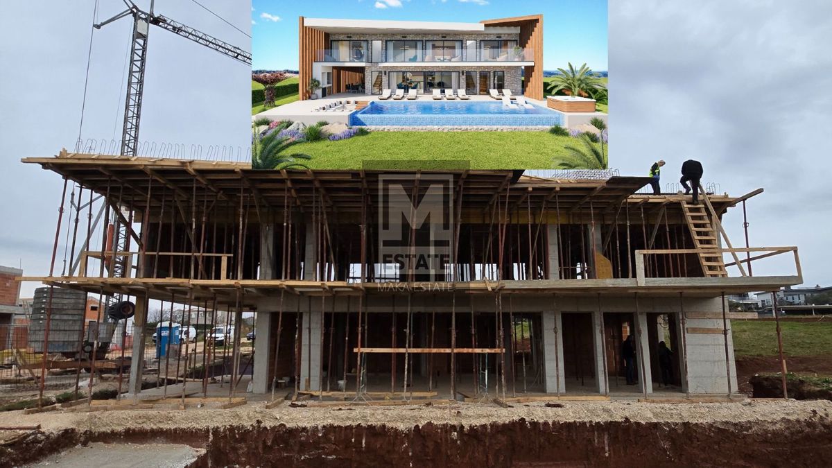 Parenzo, dintorni, Villa di lusso con vista sul mare aperto