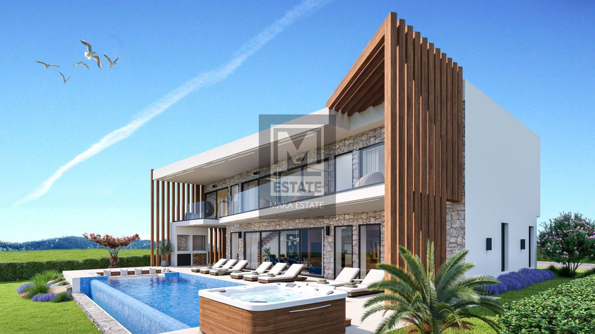 Parenzo, dintorni, Villa di lusso con vista sul mare aperto