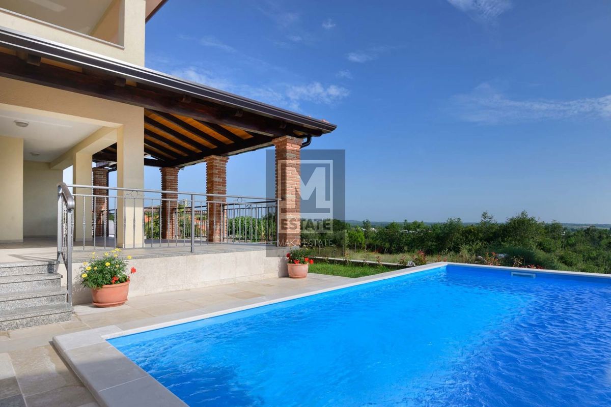 Parenzo, dintorni, Casa indipendente con piscina e vista mare