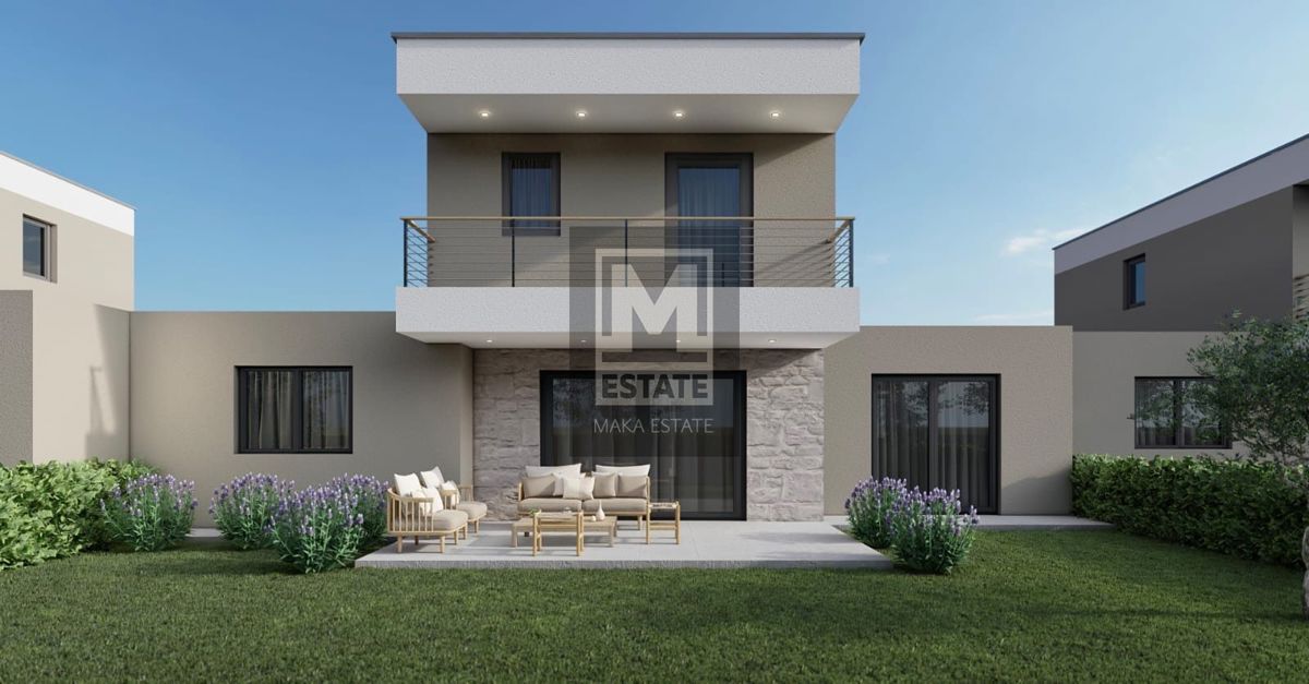 Parenzo, dintorni, moderna casa a schiera in una posizione tranquilla