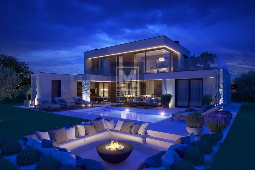 Parenzo, dintorni, lussuosa villa moderna con piscina!