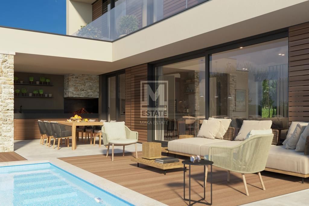 Parenzo, dintorni, lussuosa villa moderna con piscina!