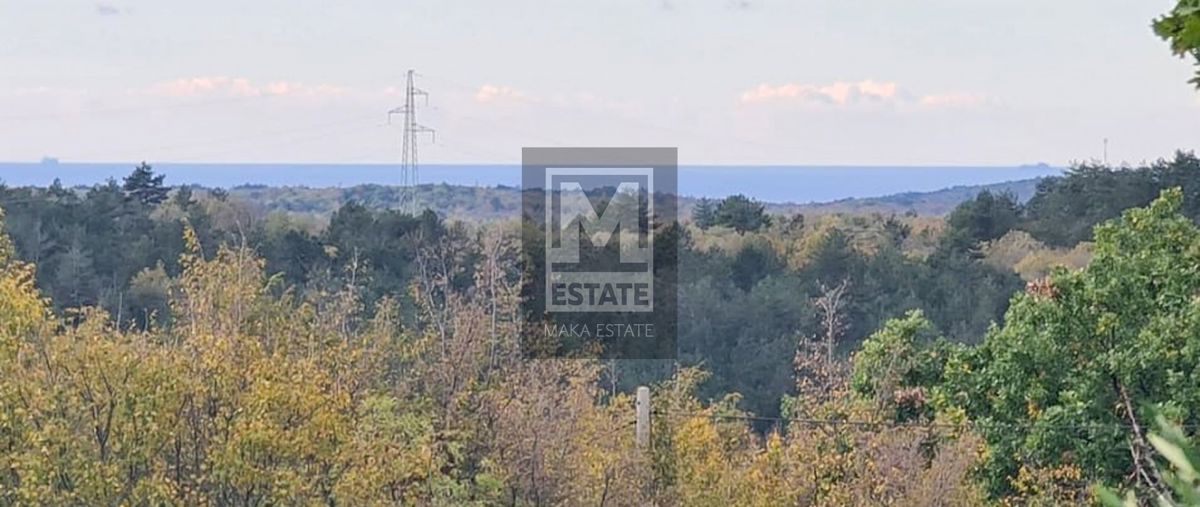 Istria, Oprtalj, tenuta con ampio terreno e vista mare!