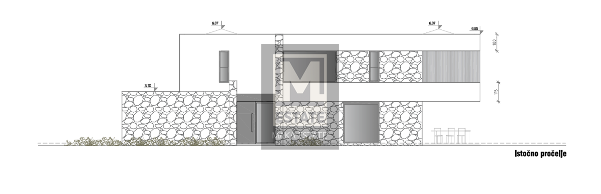 Parenzo, dintorni, lussuosa villa moderna con vista mare!