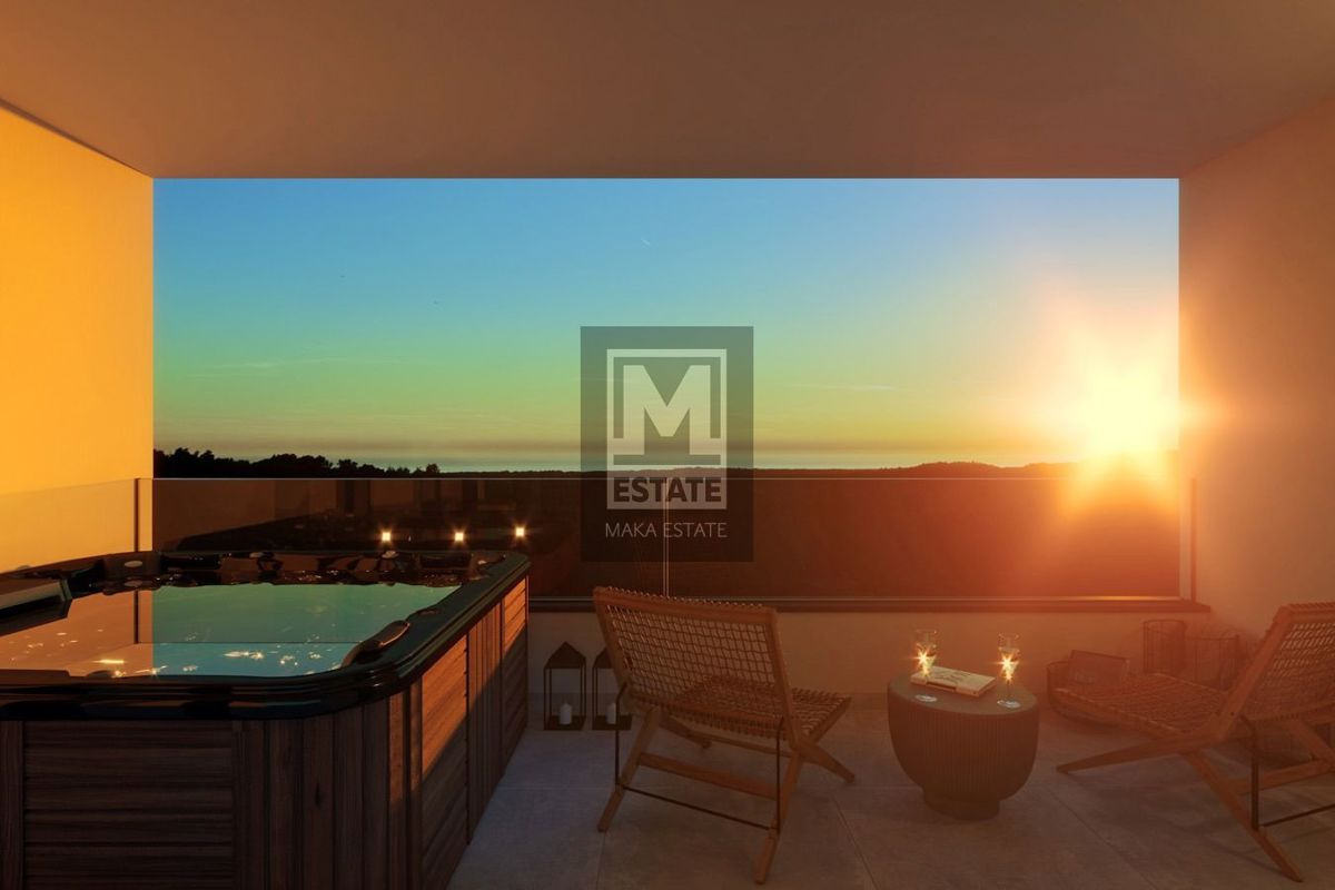 Parenzo, dintorni, lussuosa villa moderna con vista mare!