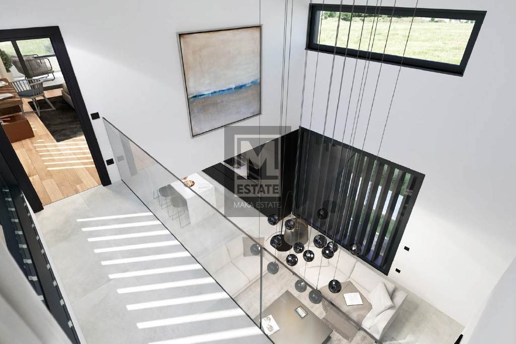 Parenzo, dintorni, lussuosa villa moderna con vista panoramica sul mare!