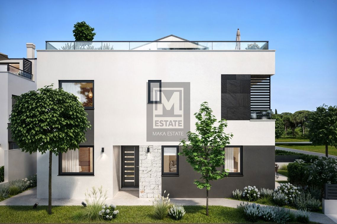 Parenzo, dintorni, moderna casa a schiera, a 2 km dal mare!