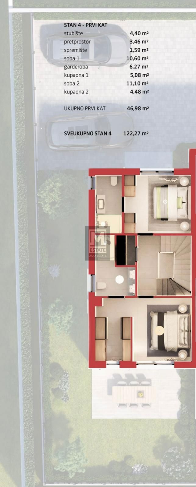 Parenzo, dintorni, moderna casa a schiera, a 2 km dal mare!