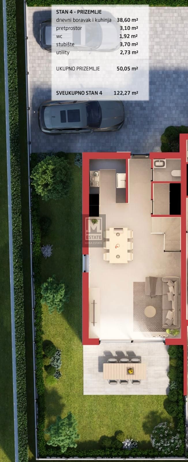 Parenzo, dintorni, moderna casa a schiera, a 2 km dal mare!
