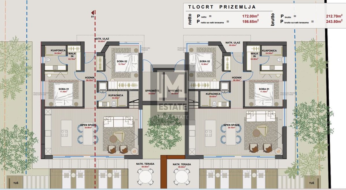 Parenzo, dintorni - Casa moderna con piscina