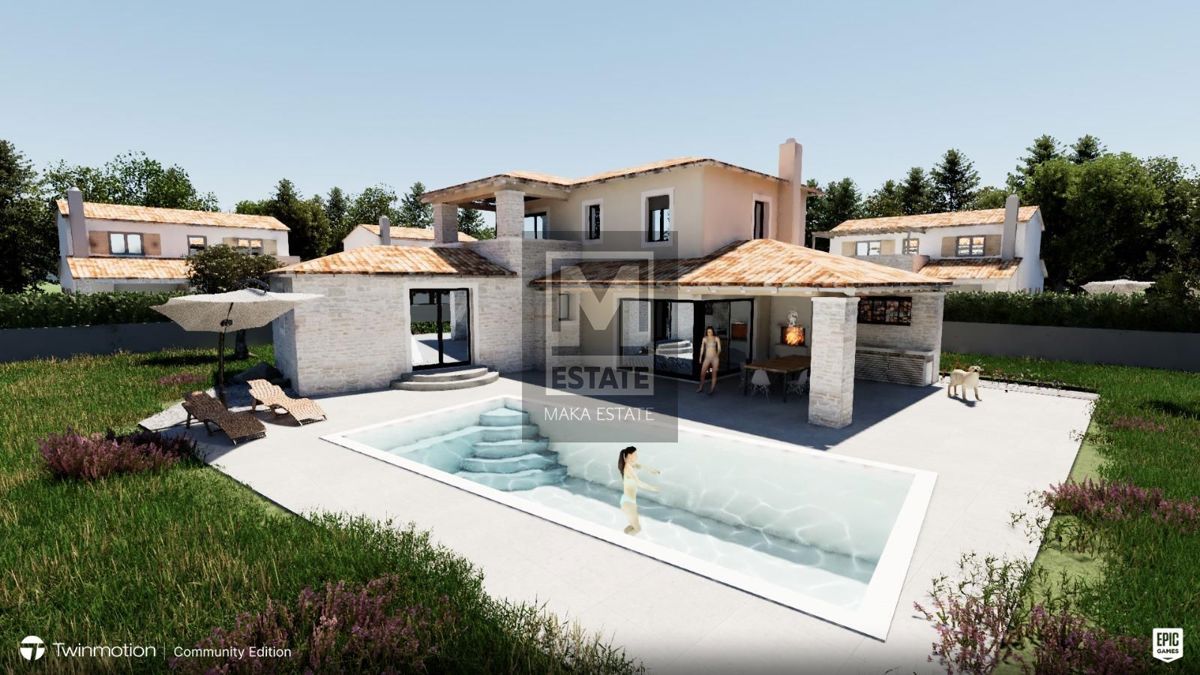 Parenzo, dintorni, terreno edificabile con progetto!