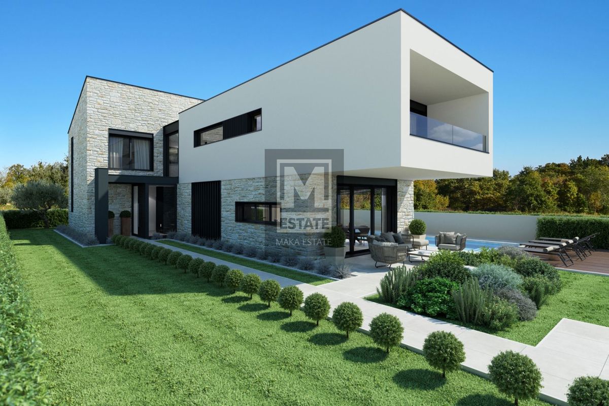 Parenzo, dintorni, fantastica villa con vista mare!
