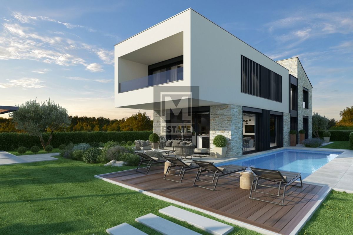 Parenzo, dintorni, fantastica villa con vista mare!