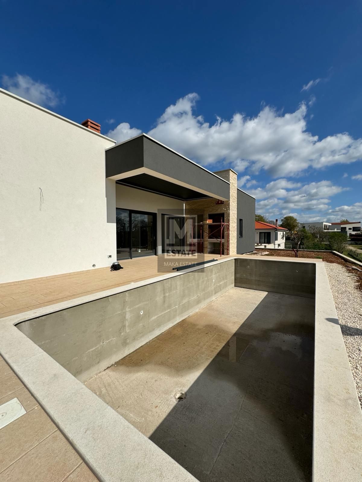 Parenzo, dintorni, Casa ad un piano con piscina in una posizione tranquilla