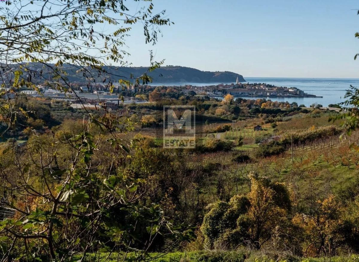 Isola, Slovenia, bella casa con vista sul mare e ampio terreno di 86.218 m2