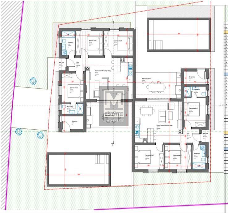 Parenzo, dintorni, moderna casa a un piano in fase di completamento, posizione interessante!