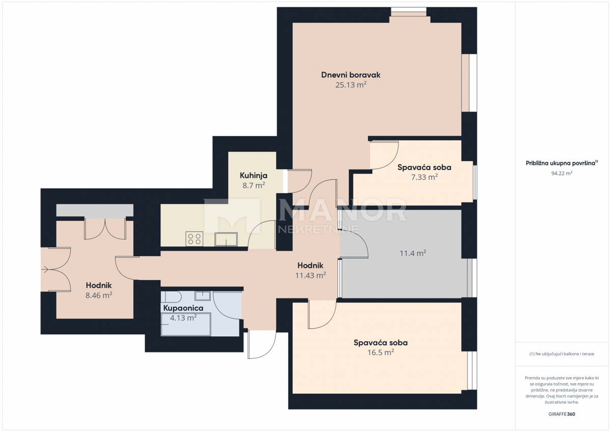 Appartamento Centar, Rijeka, 87m2