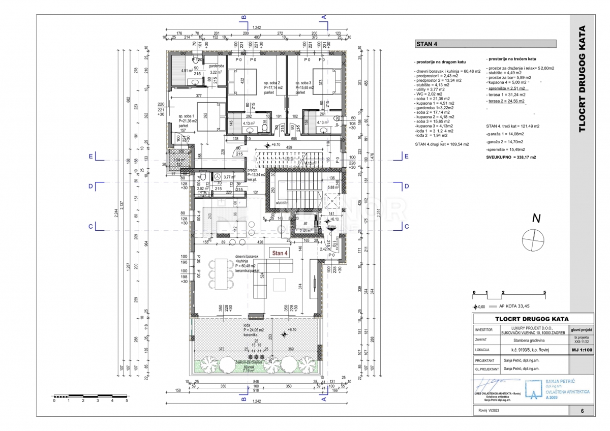 Luxus penthouse Rovinj központjában