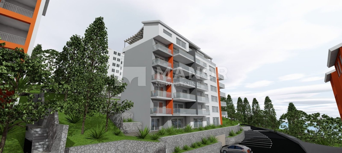 Rijeka, Škurinje – Terreno edificabile con permesso di costruzione valido per 19 appartamenti con parcheggio