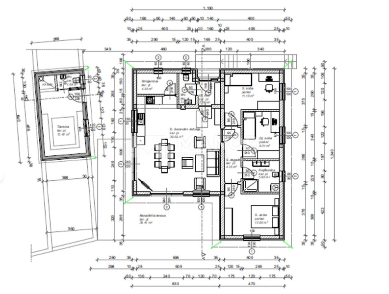 Terreno edificabile Dobreć, Opatija - Okolica, 1.400m2