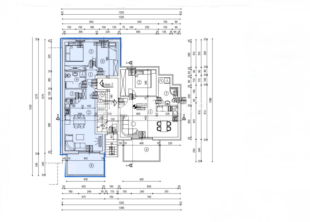 Appartamento Podmurvice, Rijeka, 63m2
