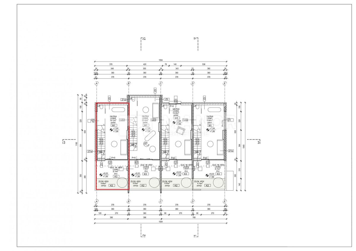 Appartamento Krk, 116m2