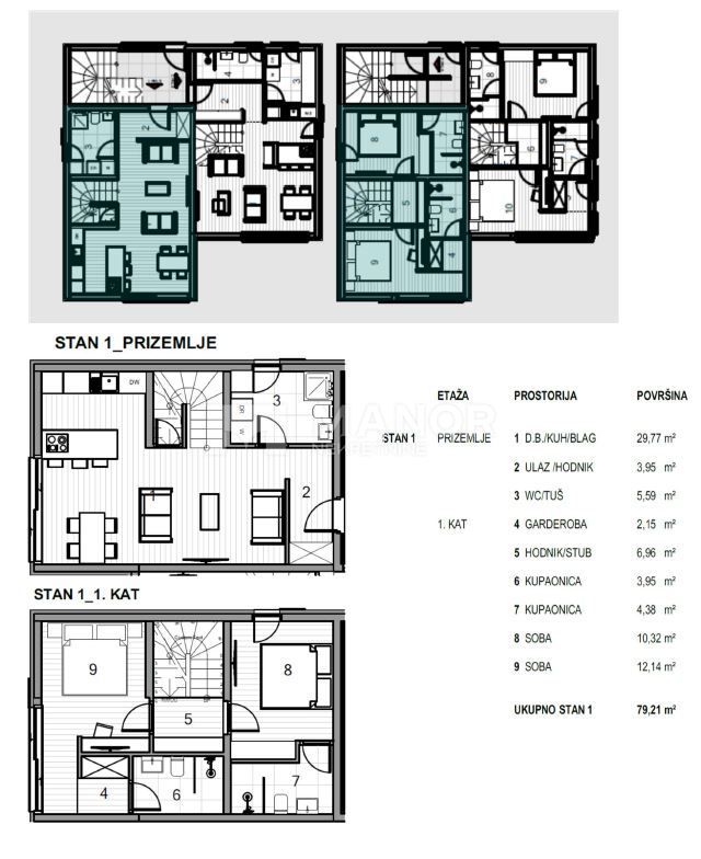 Appartamento Krk, 61,16m2