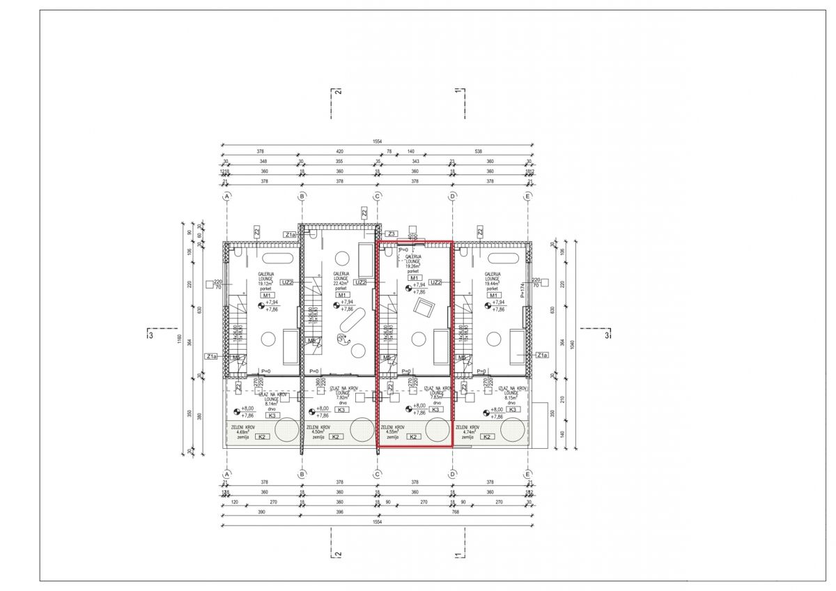 Appartamento Krk, 117m2
