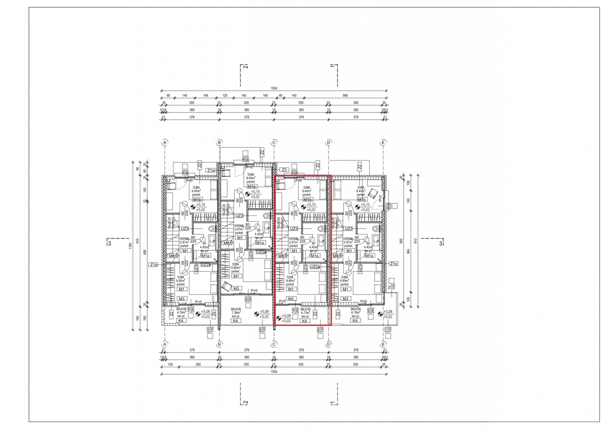 Appartamento Krk, 117m2