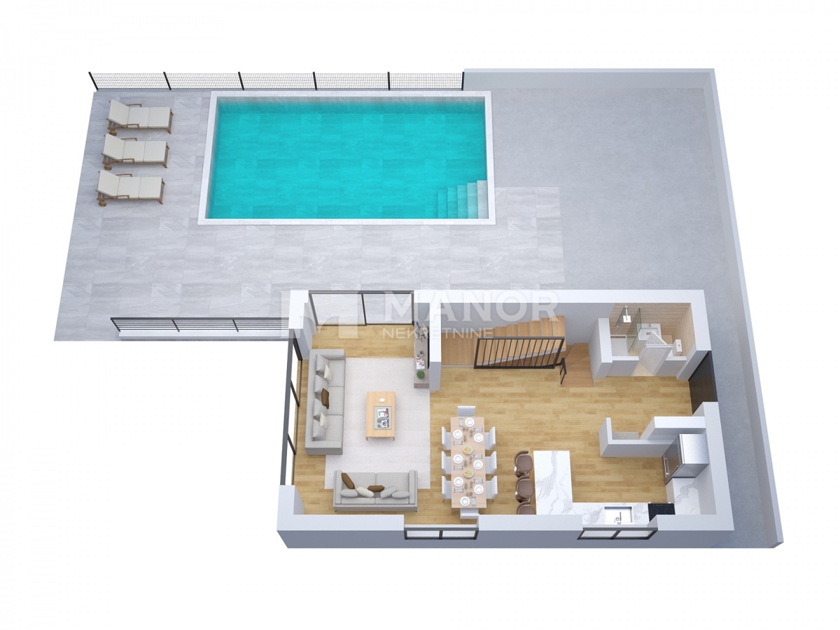 Casa Brzac, Krk, 135m2